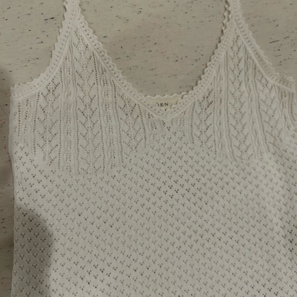 Doen Addie Knit tank- XS white NWOT - Picture 4 of 4